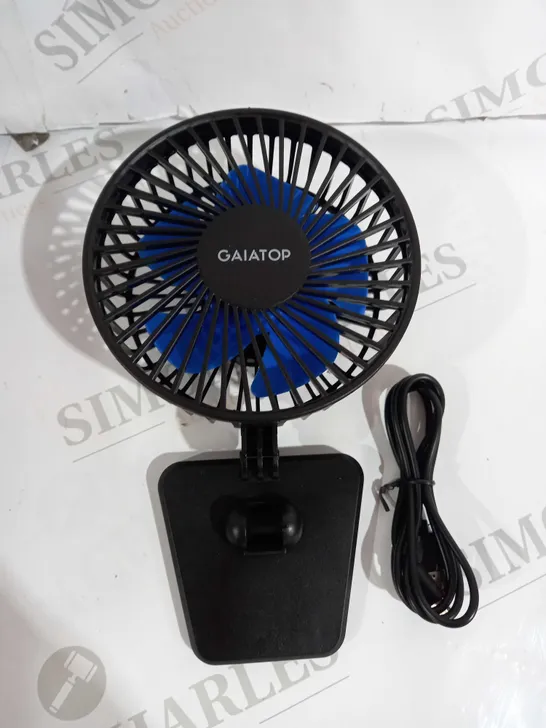 GAIATOP DESK FAN IN BLACK 