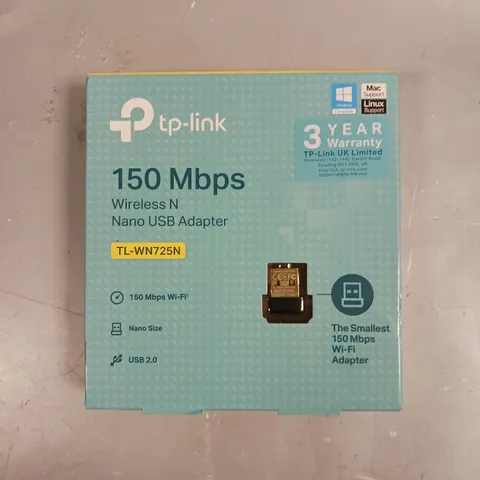 BOXED SEALED TP-LINK 150MBPS WIRELESS NANO USB ADAPTER 