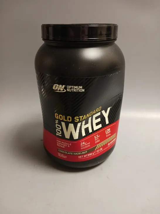 OPTIMUM NUTRITION GOLD STANDARD 100% WHEY IN CHOCOLATE HAZELNUT 896G