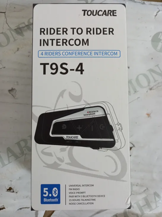 TOUCARE RIDER TO RIDER INTERCOME T9S-4 