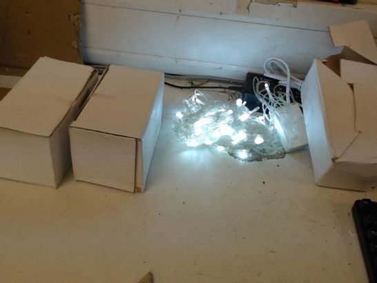 BOX OF 3 SETS OF WHITE FAIRY LIGHTS