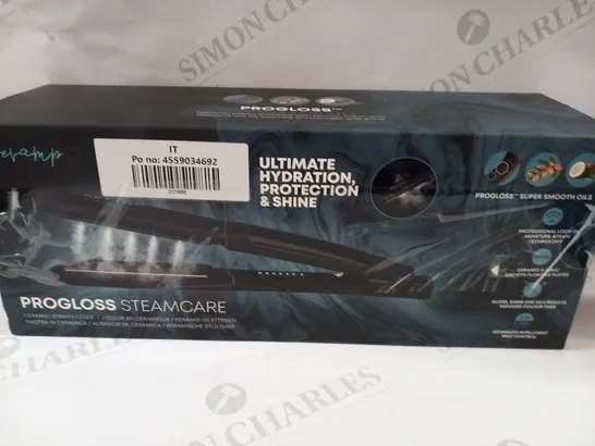 BOXED REVAMP PROGLOSS STEAMCARE CERAMIC STRAIGHTENER ST-1600-EU