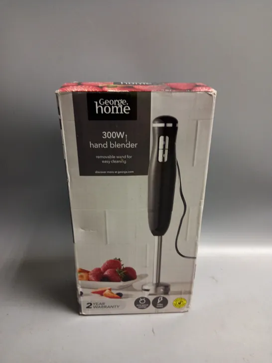 BOXED GEORGE HOME 300W HAND BLENDER 