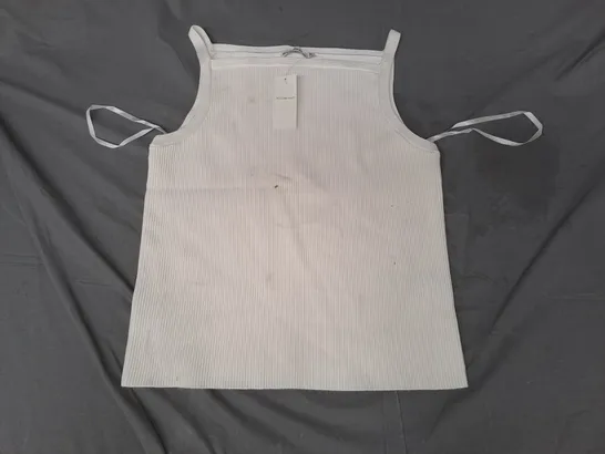 ABERCROMBIE & FITCH TANK TOP IN CREAM SIZE XL