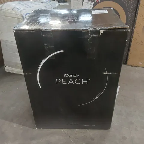 BOXED ICANDY PEACH7 STROLLER & CARRYCOT - BLACK EDITION COMBO