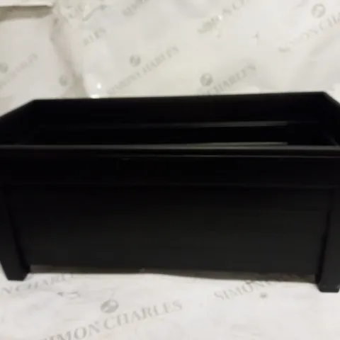 BLACK OUTDOOR PLANT TUB 