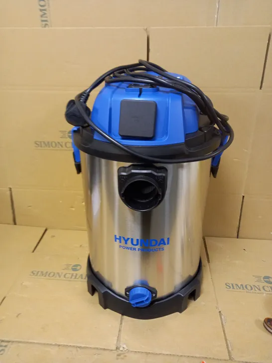 HYUNDAI WET AND DRY VACUUM CLEANER 30L 1400W INDUSTRIAL VACUUM CLEANER