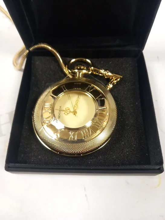 BOXED SEKONDA POCKET WATCH