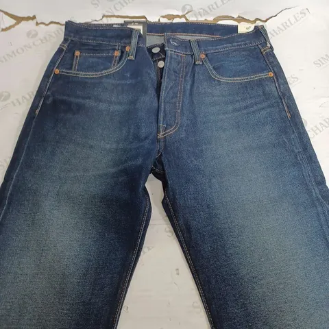 LEVI'S 501 ORIGINAL DARK DENIM JEANS - W33 L34