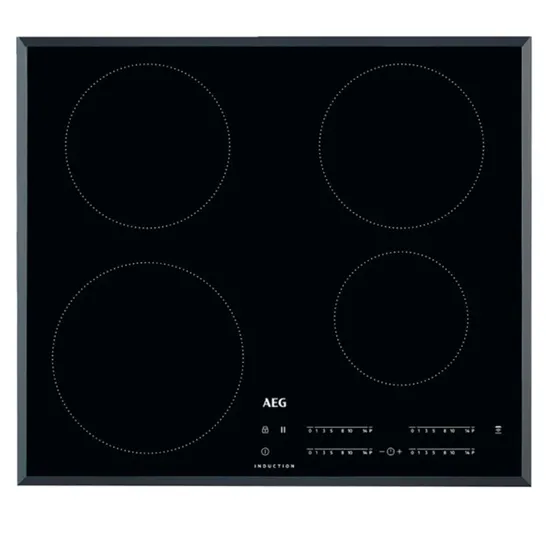 AEG INTEGRATED INDUCTION HOB 59cm BLACK Model IKB64401FB RRP £409