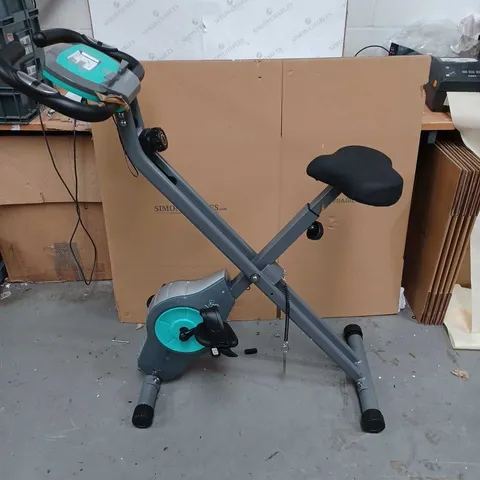 DAVINA FITNESS FOLDING MAGNETIC EXERCISE BIKE - MINT - COLLECTION ONLY