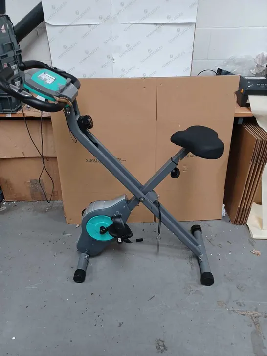 DAVINA FITNESS FOLDING MAGNETIC EXERCISE BIKE - MINT - COLLECTION ONLY