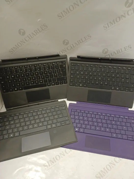 APPROXIMATELY 10 ASSORTED MICROSOFT SURFACE KEYBOARD ATTACHMENTS	