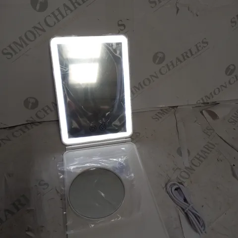 BOXED TRAVEL MINI PAD LED MIRROR