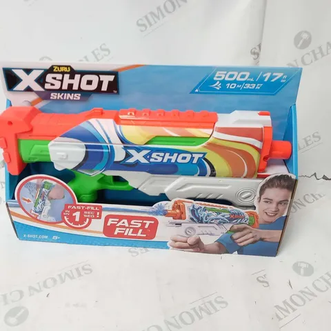 SIX BRAND NEW BOXED ZURU X SHOT SKINS FAST FILL 
