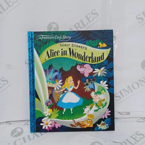 BOX TO CONTAIN APPROX. 20 X WALT DISNEY A TREASURE COVE STORY, "ALICE IN WONDERLAND" CHILDRENS BEDTIME STORY BOOKS 