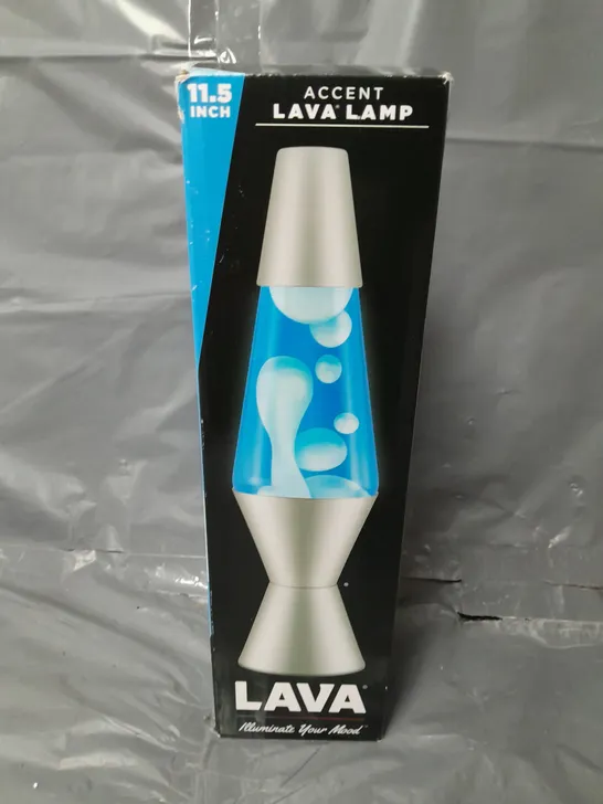 LAVA LAVA LAMP IN BLUE