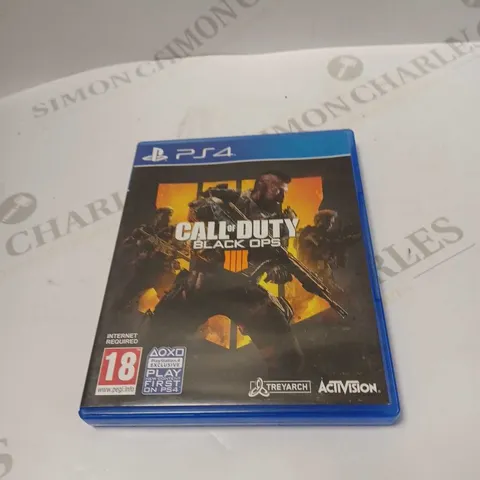 PS4 CALL OF DUTY BLACK OPS 4