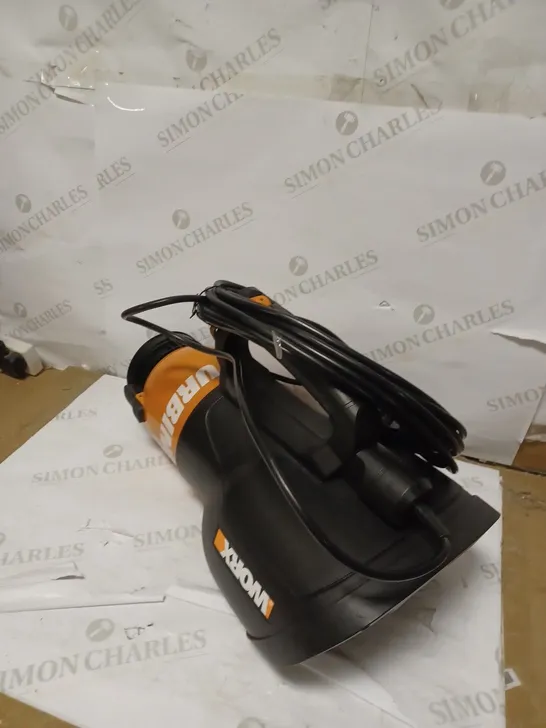 WORX WG518E AIR TURBINE CORDED LEAF BLOWER