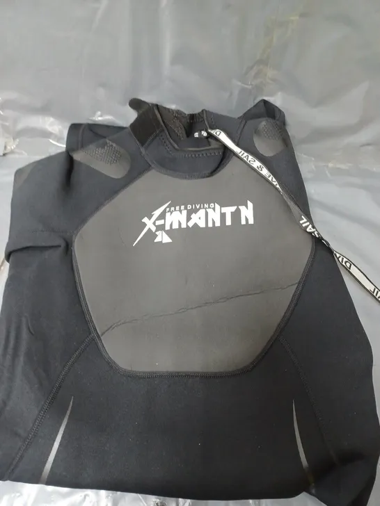 DIVE AND SAIL WETSUIT FOR MEN BLACK XS