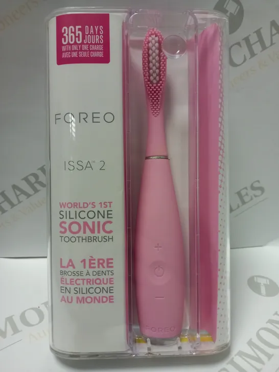 FOREO ISSA 2 ELECTRIC SONIC TOOTHBRUSH - PEARL PINK 