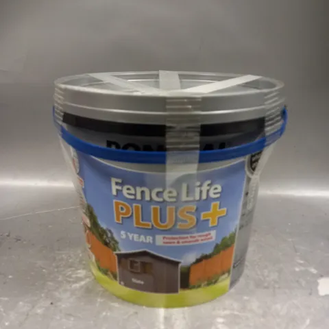 SEALED RONSEAL FENCE LIFE PLUS IN SLATE - 5L - COLLECTION ONLY 