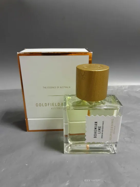 BOXED GOLDFIELD&BANKS BOHEMIAN LIME EAU DE PARFUM 50ML