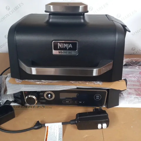 NINJA WOODFIRE ELECTRIC BBQ GRILL & SMOKER WITH AIR FRY FUNCTION OG701UKQ