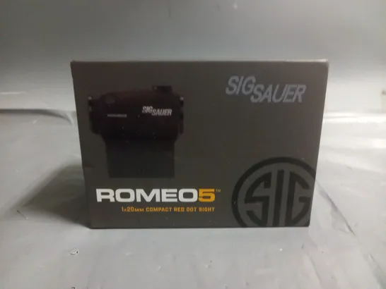 SEALED SIG SAUER ROMEO5 1X20MM COMPACT RED DOT SIGHT