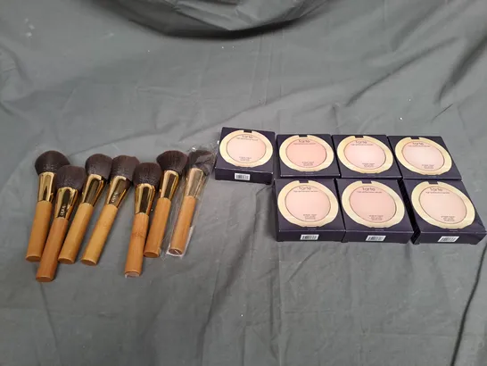 TARTE GLOW POWDER AND BRUSHES 