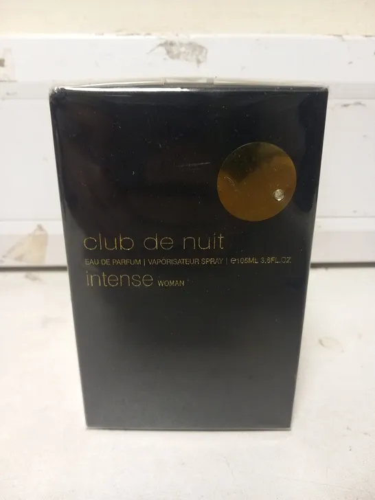 BOXED AND SEALED CLUB DE NUIT EAU DE PARFUM INTENSE WOMAN 105ML