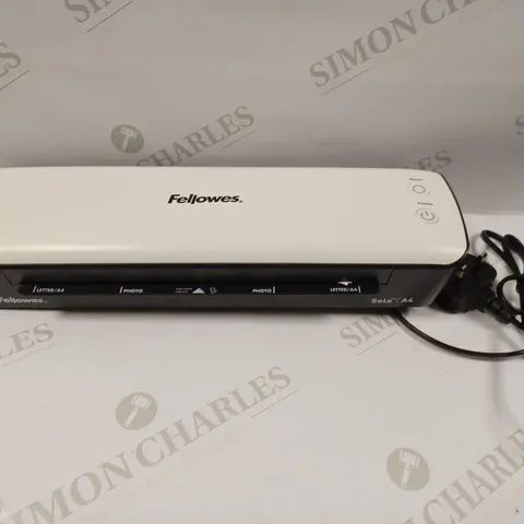 FELLOWES SOLA A4 LAMINATOR MACHINE