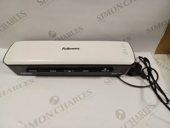 FELLOWES SOLA A4 LAMINATOR MACHINE