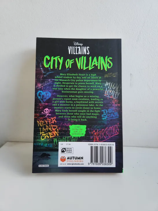 25 COPIES OF DISNEY'S CITY OF VILLAINS