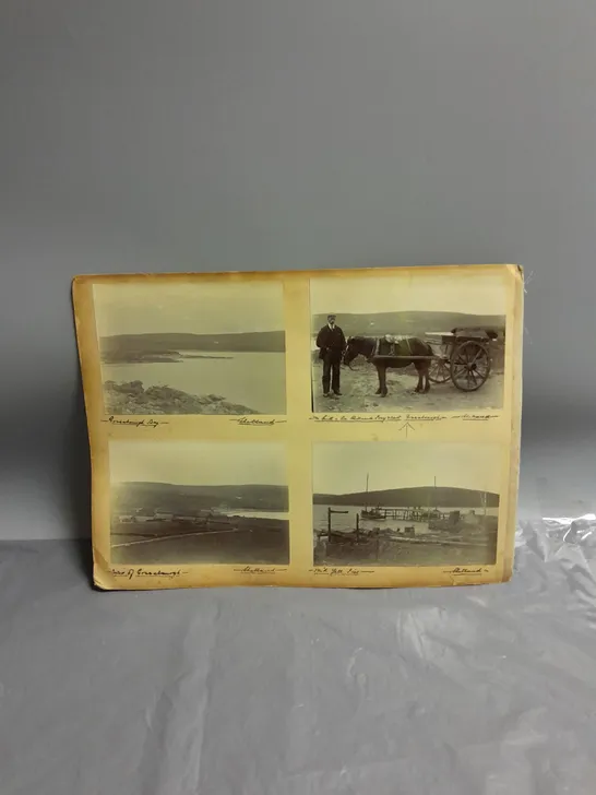 LANDSCAPE PHOTOGRAPH COLLECTION IN BLACK AND WHITE DATED 1902