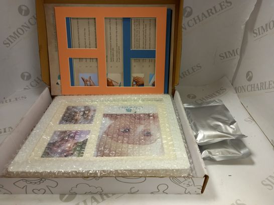 CHERISHED BABY HAND AND FOOT PRINT PHOTO FRAME KIT 