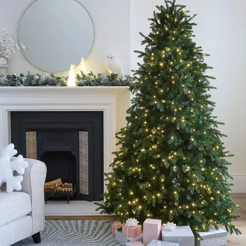 MARBURY 7FT (210 CM) PRE-LIT CHRISTMAS TREE - COLLECTION ONLY 