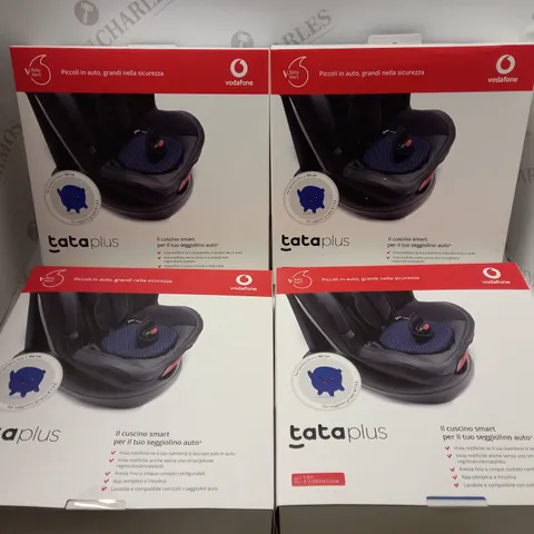 BOX OF 4 VODAFONE TATAPLUS SMART CAR SEAT CUSHIONS