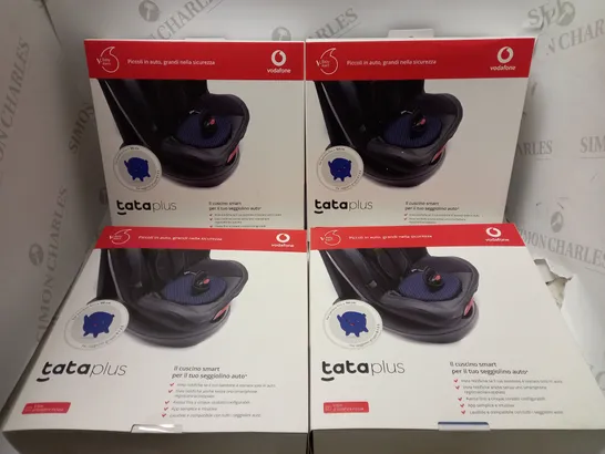 BOX OF 4 VODAFONE TATAPLUS SMART CAR SEAT CUSHIONS