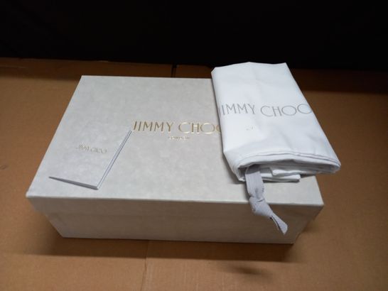BOXED PAIR OF JIMMY CHOO STYLE AFIA FLAT SHOES - 40