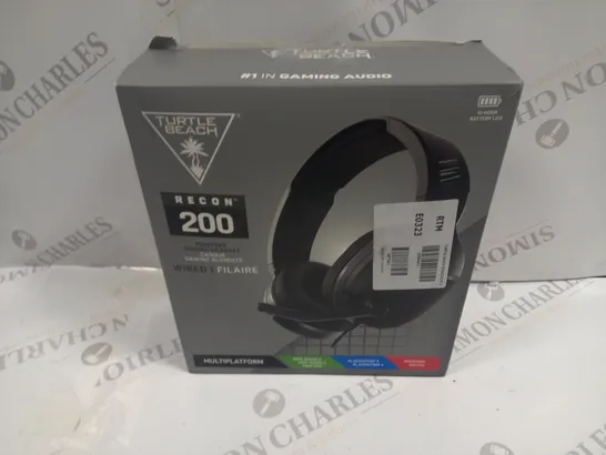 BOXED TURTLE BEACH RECON 200 MULTIPLATFORM HEADSET