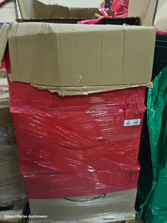 PALLET CONTAINING 6 CASES OF ASSORTED ITEMS, INCLUDING, UNION JACK FLAGS, WINDOW TINT FILM, CHRISTMAS TREE STORAGE BAGS, BUBBLE MACHINE GUNS, CHRISTMAS JUMPERS.