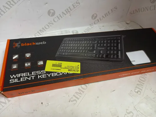 BLACKWEB WIRELESS SILENT KEYBOARD 