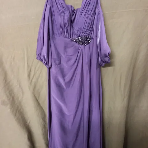 LA BELLE PURPLE DRESS - 8