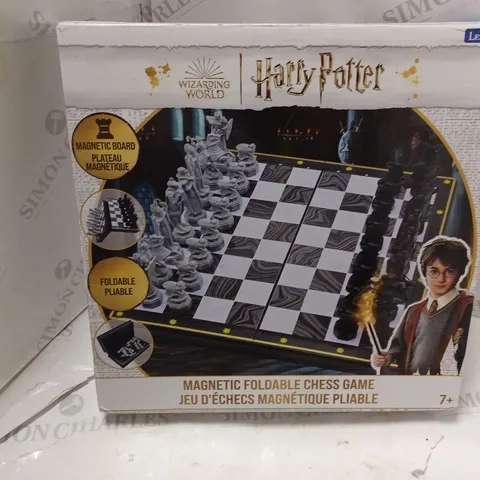 BOXED HARRY POTTER MAGNETIC FOLDABLE CHESS GAME