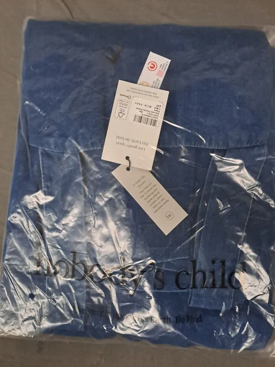 NOBODY'S CHILD ZAINUB PINNIE DRESS IN BLUE UK SIZE 8