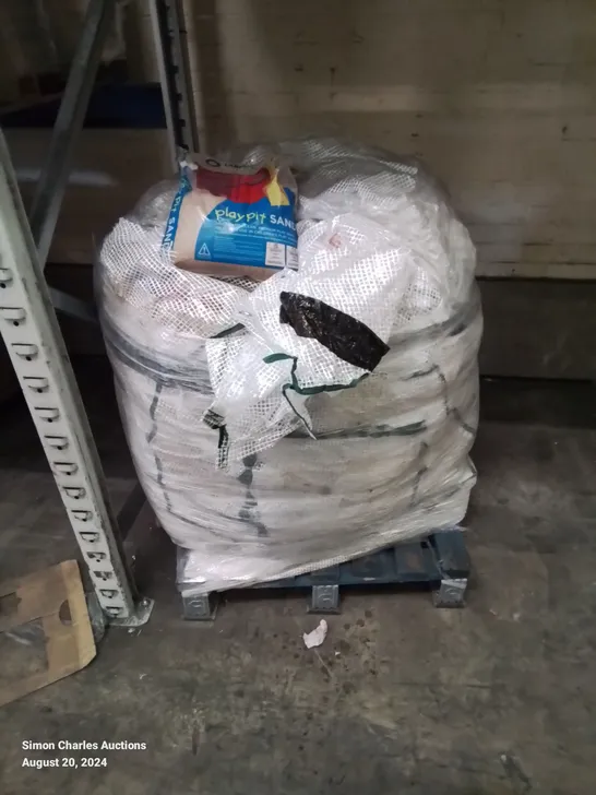 PALLET OF APPROXIMATELY 35 BAGS OF CHILDREN'S PLAY SAND (PALLET NEEDS TO BE RETURNED)