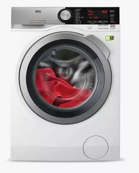 AEG WHITE 9KG FRONT LOADING WASHING MACHINE MODEL L8FEC966R RRP £792