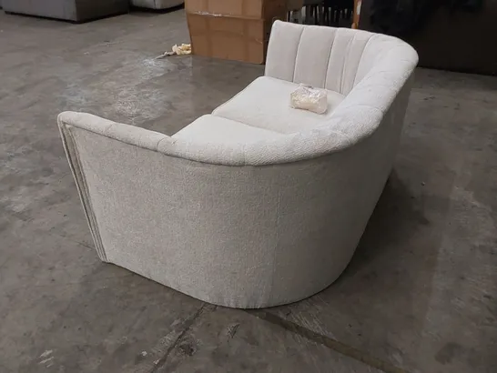 DESIGNER GUILD IVORY FABRIC 2 SEATER SOFA