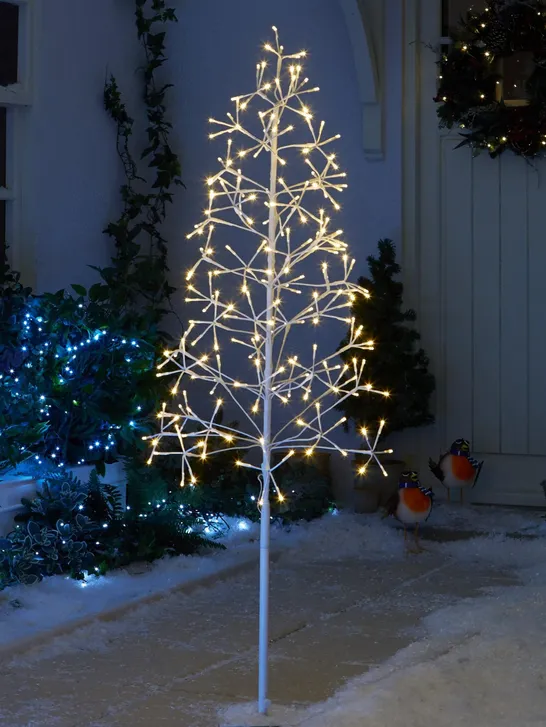 OUTDOOR/INDOOR STARBURST TWIG CHRISTMAS TREE - 5 FT - COLLECTION ONLY